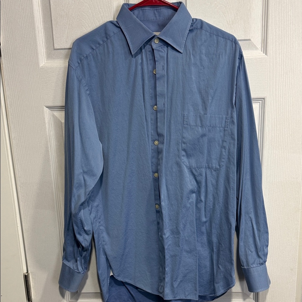 Ermenegildo Zegna Light Blue Casual Button Down Shirt